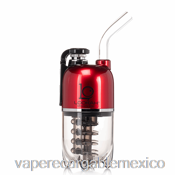 Vape Recargable Lookah Huevo De Dragón E-rig Kit De Vapor Rojo